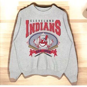 Cleveland Baseball Sweatshirt Cleveland 1998 Reprint Men Women